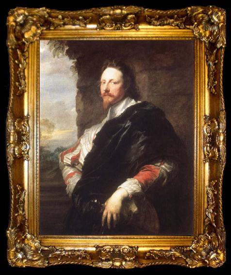 framed  Anthony Van Dyck Nicholas Lanier, ta009-2